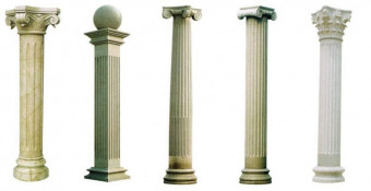 Типы колонн и ригелей одноэтажных промышленных зданий